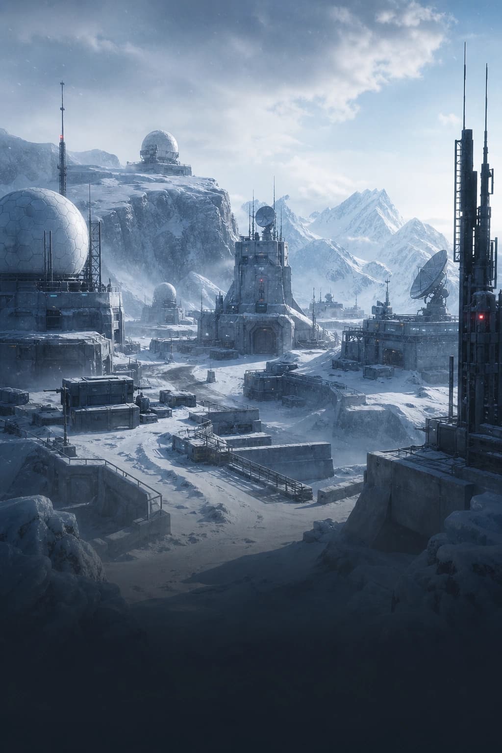 Arctic Divide battlefield environment