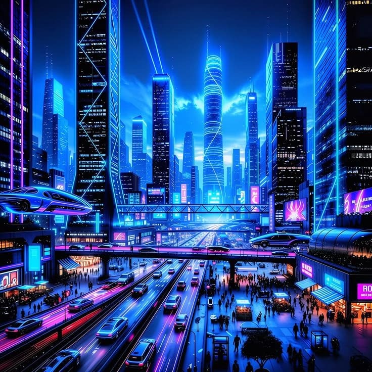 Neo City battlefield environment